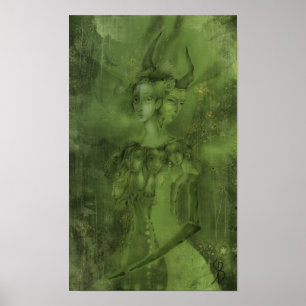 Green Shadow Poster
