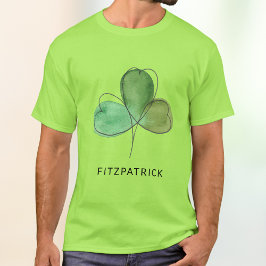 Green Shamrock Irish Heritage T-Shirt