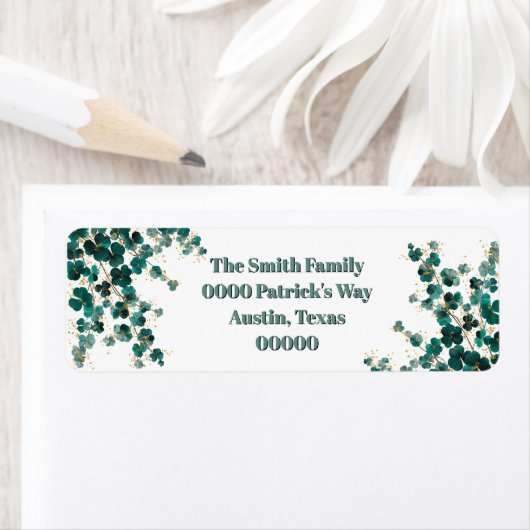 Green Shamrocks and Gold (Insitu)