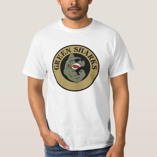 GREEN SHARKS STANDARD T - SHIRT (Vorderseite)