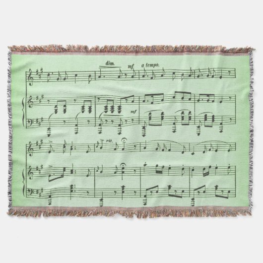 Green Sheet Music Decke (Vorderseite)