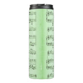 Green Sheet Music Thermosbecher (Rückseite)