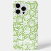Green Shells Personalized Case-Mate iPhone Case (Rückseite)