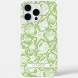 Green Shells Personalized iPhone 16 Pro Max Hülle