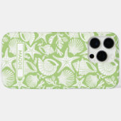 Green Shells Personalized Case-Mate iPhone Hülle (Rückseite (Horizontal))