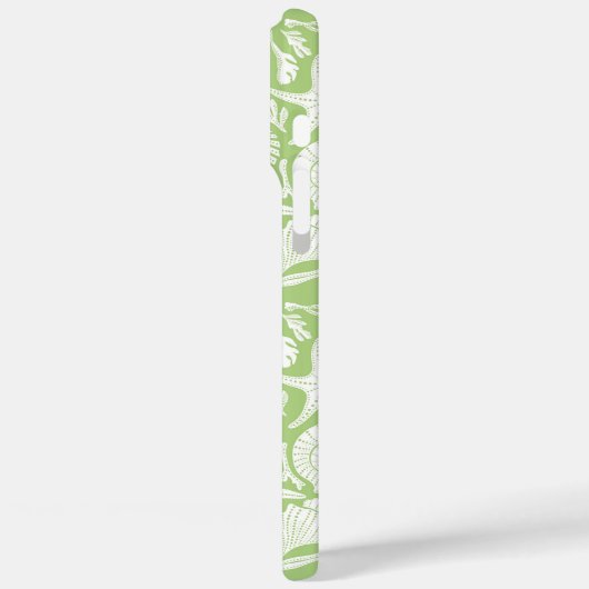 Green Shells Personalized Case-Mate iPhone Hülle (Rückseite / Links)