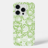 Green Shells Personalized Case-Mate iPhone Hülle (Rückseite)