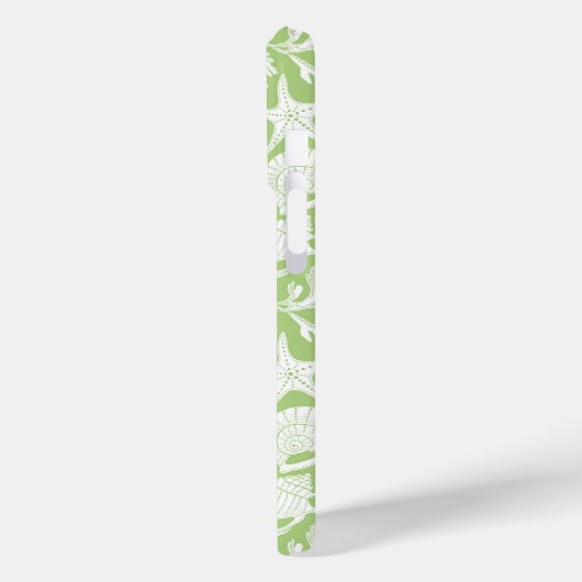 Green Shells Personalized Case-Mate iPhone Hülle (Rückseite / Links)