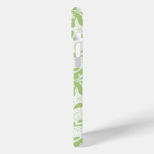 Green Shells Personalized Case-Mate iPhone Hülle (Rückseite / Links)