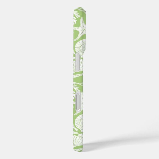Green Shells Personalized Case-Mate iPhone Hülle (Rückseite / Rechts)
