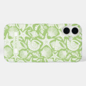 Green Shells Personalized Case-Mate iPhone Hülle (Rückseite (Horizontal))