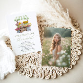 Green She's Fresh Off the Market Brautparty Einladung