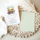 Green She's Fresh Off the Market Brautparty Einladung