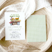 Green She's Fresh Off the Market Brautparty Einladung