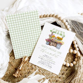 Green She's Fresh Off the Market Brautparty Einladung