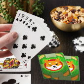 Green Shiba Eternity Playing Card Spielkarten (In Situ)