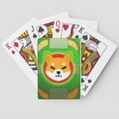 Green Shiba Eternity Playing Card Spielkarten (Rückseite)