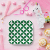 Green Shippo 7" Square Teller (Party)