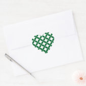 Green Shippo Heart Stickers (Umschlag)