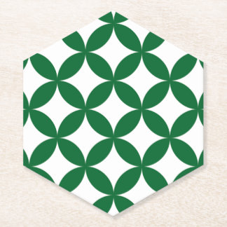 Green Shippo Hexagon Top Untersetzer