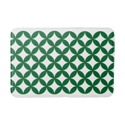 Green Shippo Muster Bath Mat Badematte (Vorderseite)