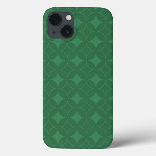 Green Shippo Muster Case-Mate iPhone Fall Hülle (Rückseite)