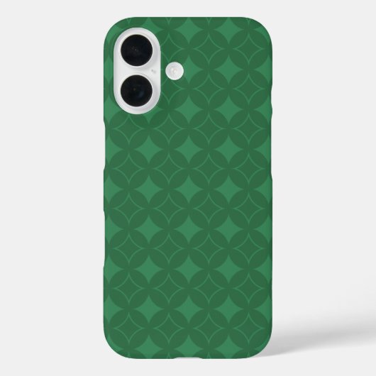 Green Shippo-Muster Case-Mate iPhone Hülle (Rückseite)