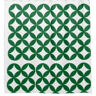 Green Shippo Muster Duschvorhang