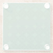 Green Shippo-Muster Glasuntersetzer (Rückseite)