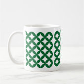 Green Shippo Muster Tasse - Japanisch Traditionell (Links)
