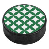 Green Shippo Pattern Hockey Puck (3/4)