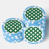 Green Shippo Poker Chips (Stapel)