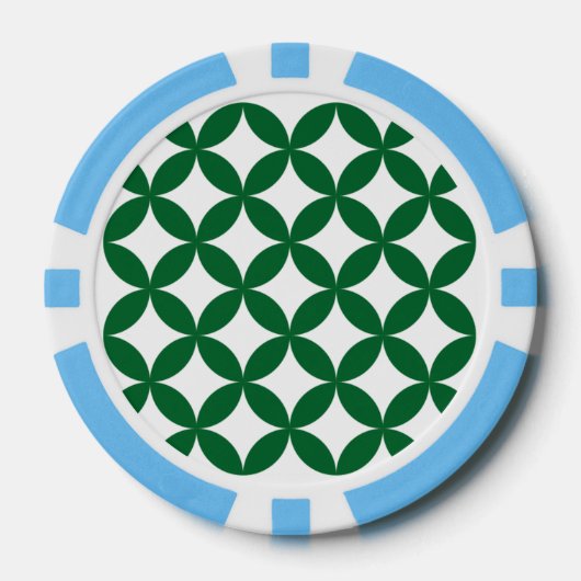 Green Shippo Poker Chips (Vorderseite)