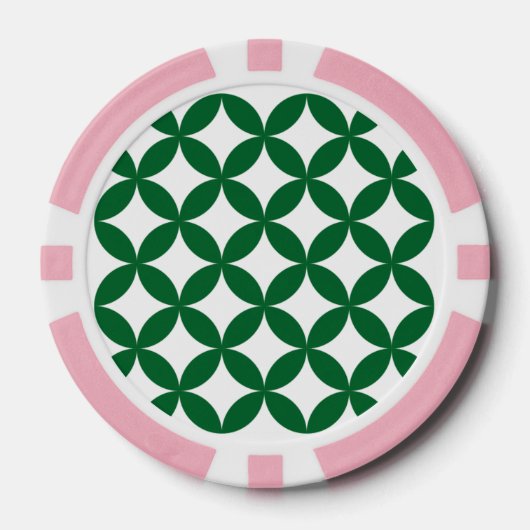 Green Shippo Poker Chips (Vorderseite)
