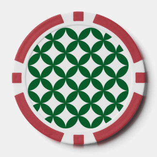 Green Shippo Poker Chips