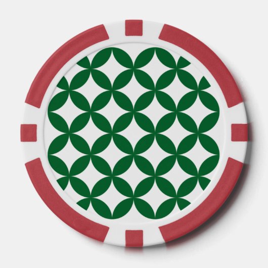 Green Shippo Poker Chips (Vorderseite)