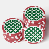 Green Shippo Poker Chips (Stapel)