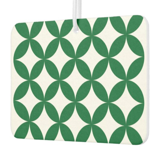 Green Shippo Rectangle Air Freshener Autolufterfrischer (Links)