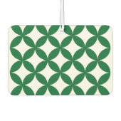 Green Shippo Rectangle Air Freshener Autolufterfrischer (Vorderseite)