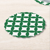 Green Shippo Scalloped Untersetzer (angewinkelt)