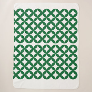 Green Shippo Sherpa Blanket Sherpadecke