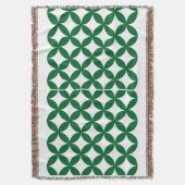 Green Shippo Throw Blanket Decke (Vorderseite Vertikal)
