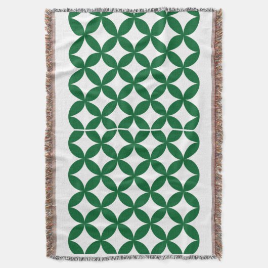 Green Shippo Throw Blanket Decke (Vorderseite Vertikal)