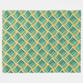 green shutters and architectural fresh minimalist  fleecedecke (Vorderseite (Horizontal))