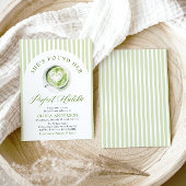 Green Sie hat ihr perfektes Matcha-Brautparty gefu Einladung