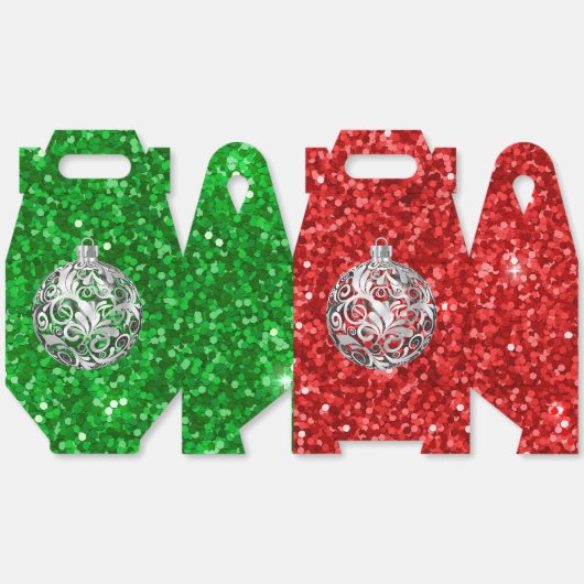 Green Silver Red Fevor Box Geschenkschachtel (Ungeklappt)