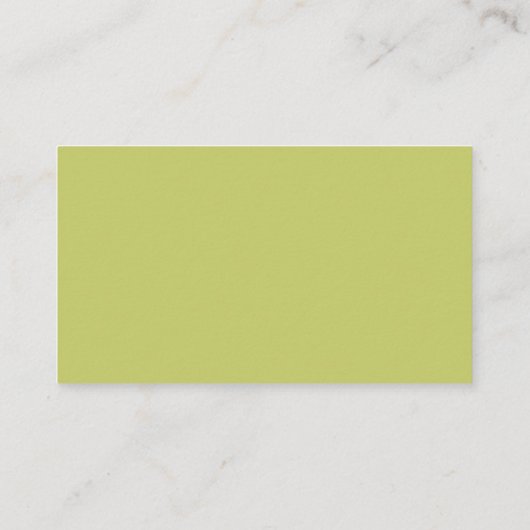 Green Simple Business Client Appointment Cards Terminkarte (Rückseite)