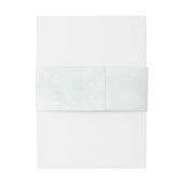 Green Simple Elegant Wedding Names Invitation Einladungsbanderole (Rückseitenbeispiel)