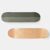 Green Skateboard Deck mit zwei Tonen Moos - indivi (Horizontal)