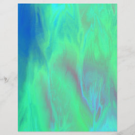 Green Skies Scrapbook Paper 2-Sided Page